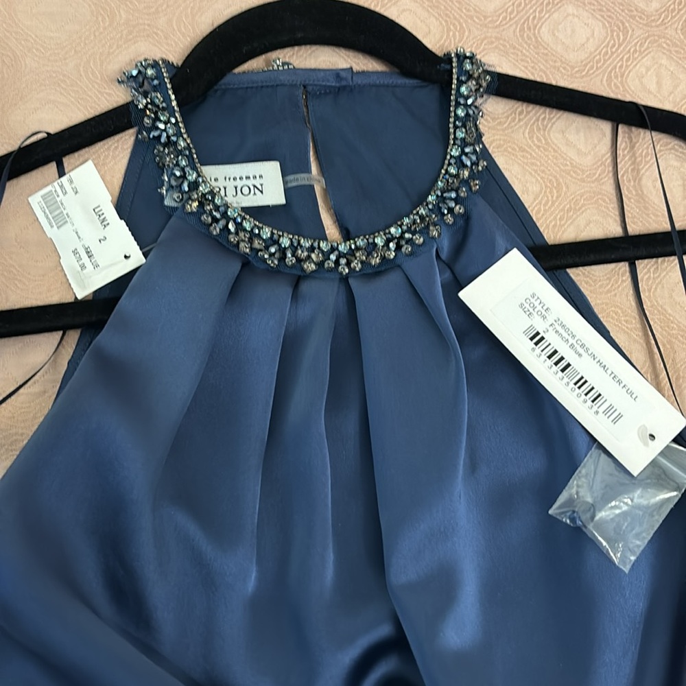 NWT Rickie Freeman for Teri Jon Satin Gown - Picture 10 of 10